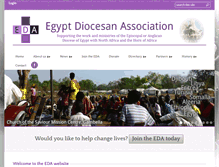 Tablet Screenshot of eda-egypt.org.uk